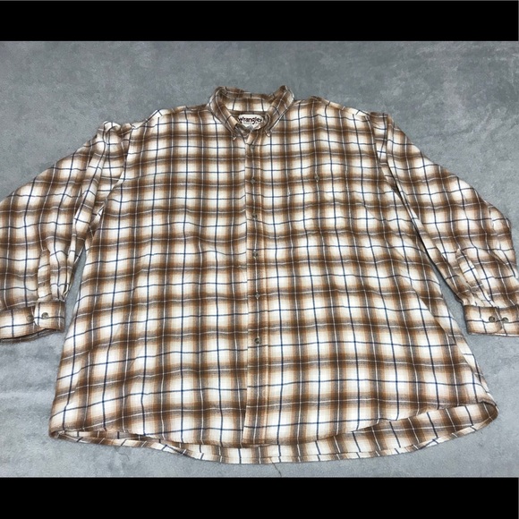 Men’s wrangler rugged wear flannel shirt size 3x - Picture 4 of 4